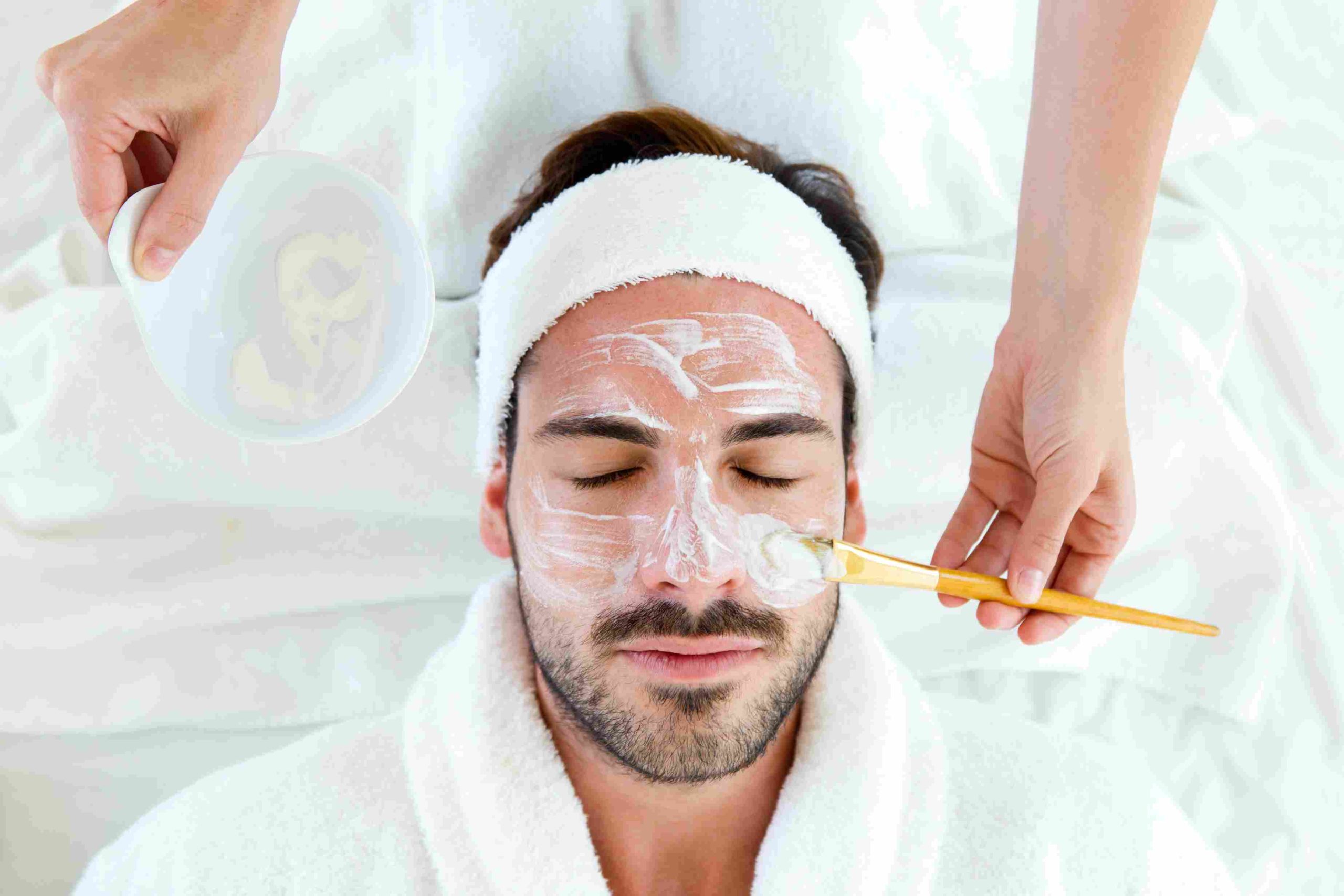A Man getting facials | Avail Aesthetics in Cary, Raleigh & Wake Forest, NC