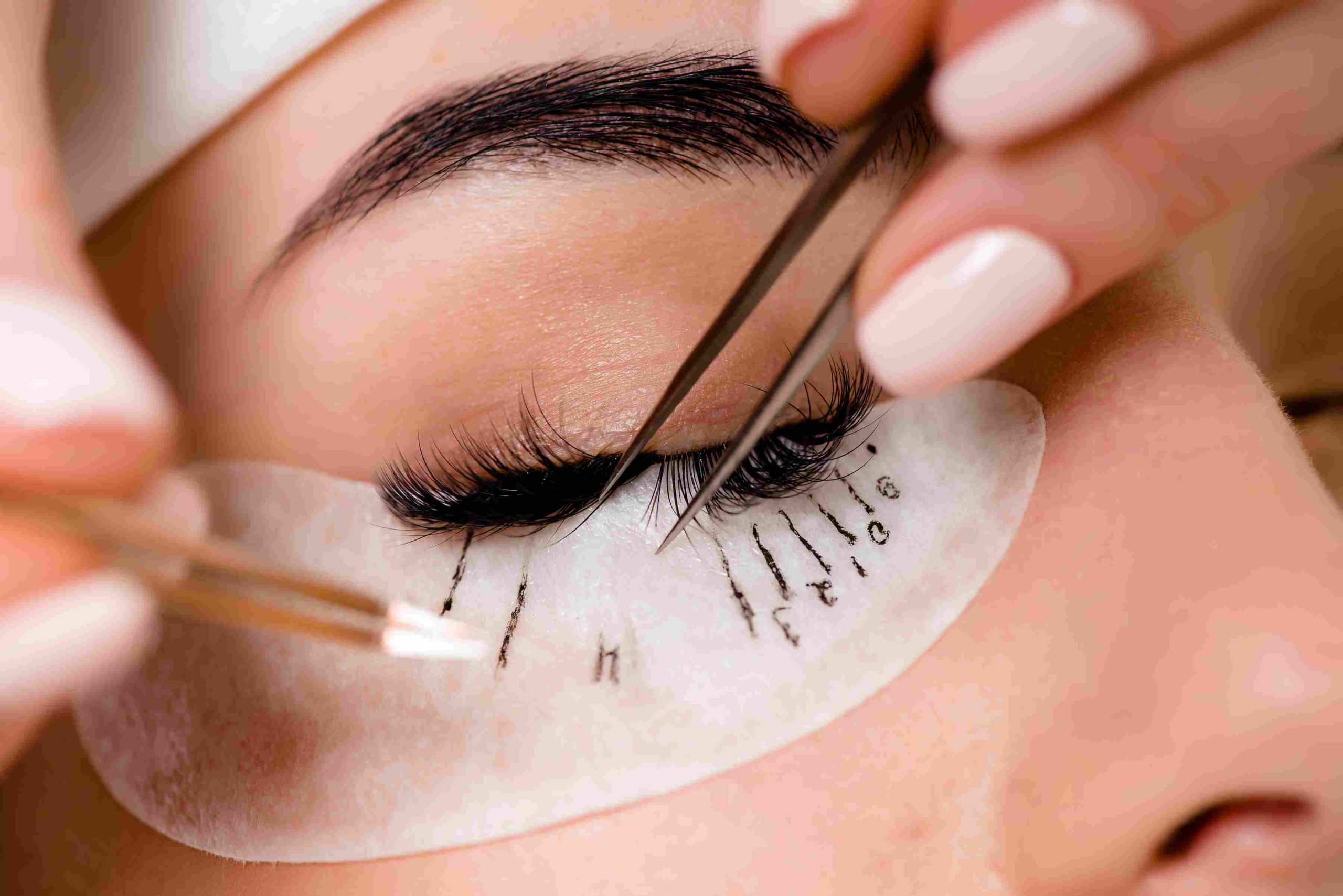 Female Having Eye Lashes Treatment | Avail Aesthetics in Cary, NC