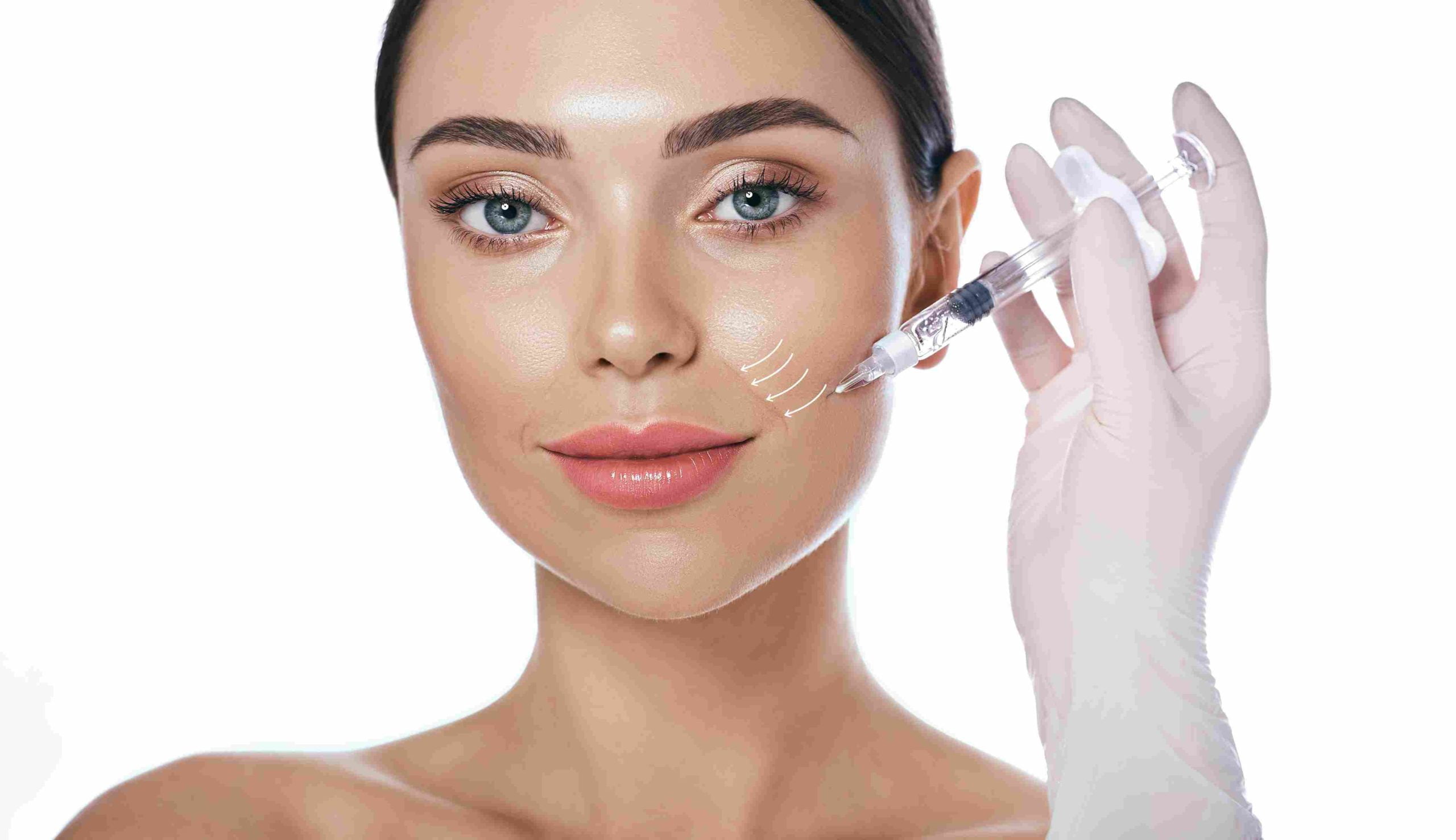 Clear Skin Woman's Face With Lifting Lines On Skin | Avail Aesthetics in Cary, NC
