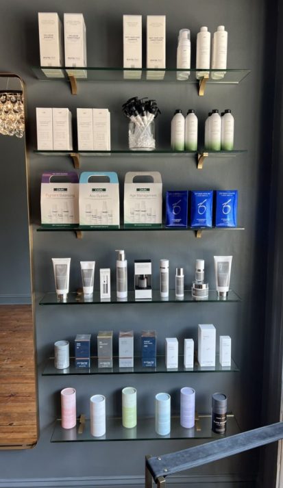 Beauty Products in Shelves | Avail Aesthetics in Cary, Raleigh & Wake Forest, NC