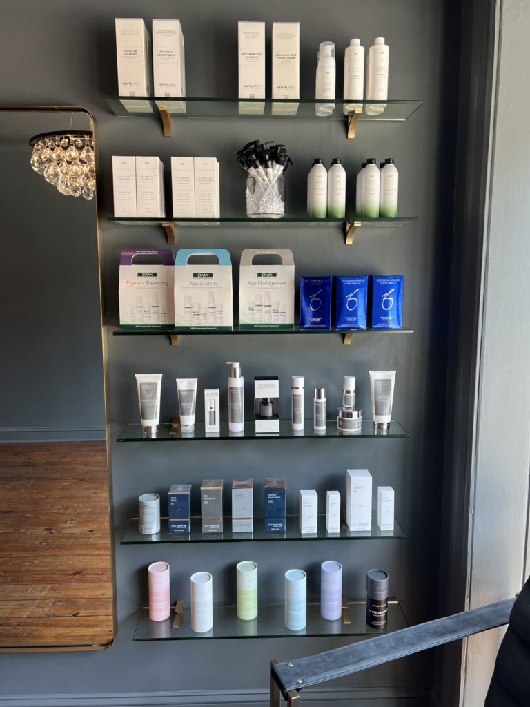 Beauty Products in Shelves | Avail Aesthetics in Cary, Raleigh & Wake Forest, NC